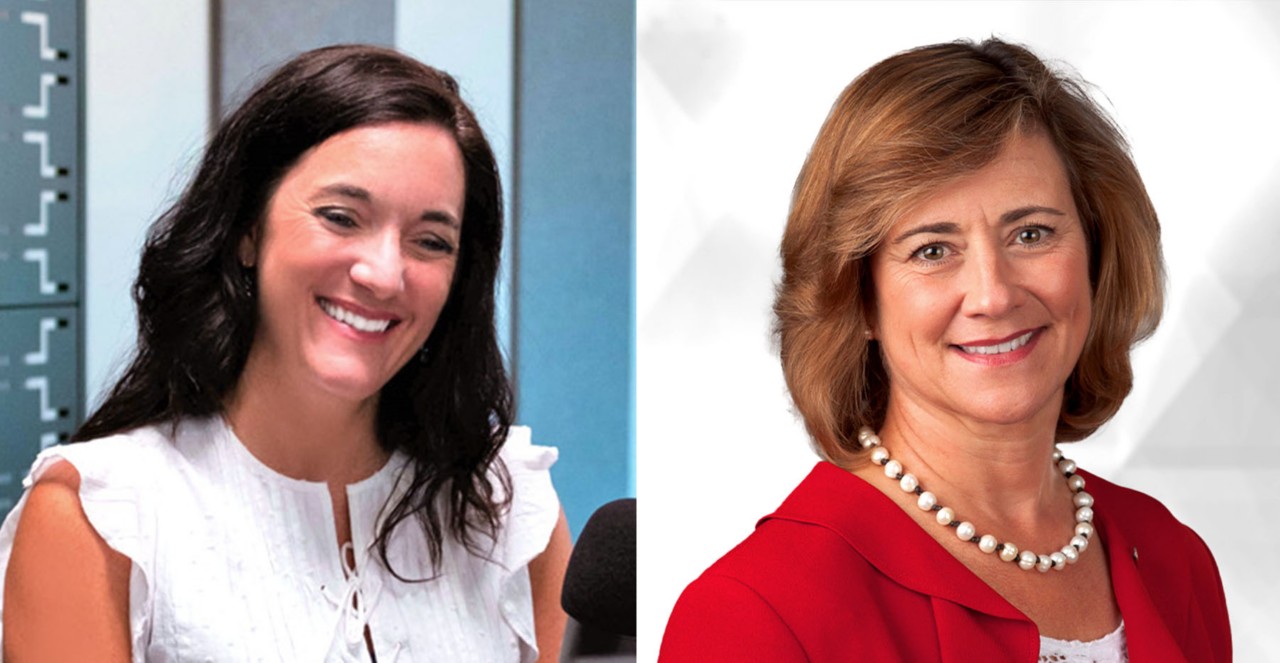 Amy Webber and Lisa Heath