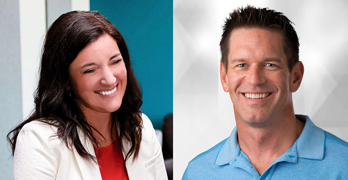 Amy Webber and Steve James