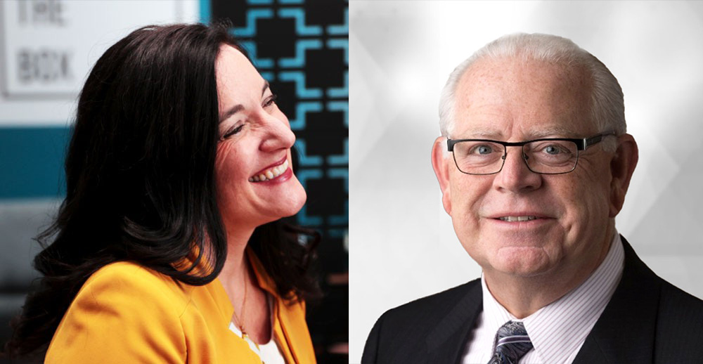 Amy Webber and Mark Mitchell